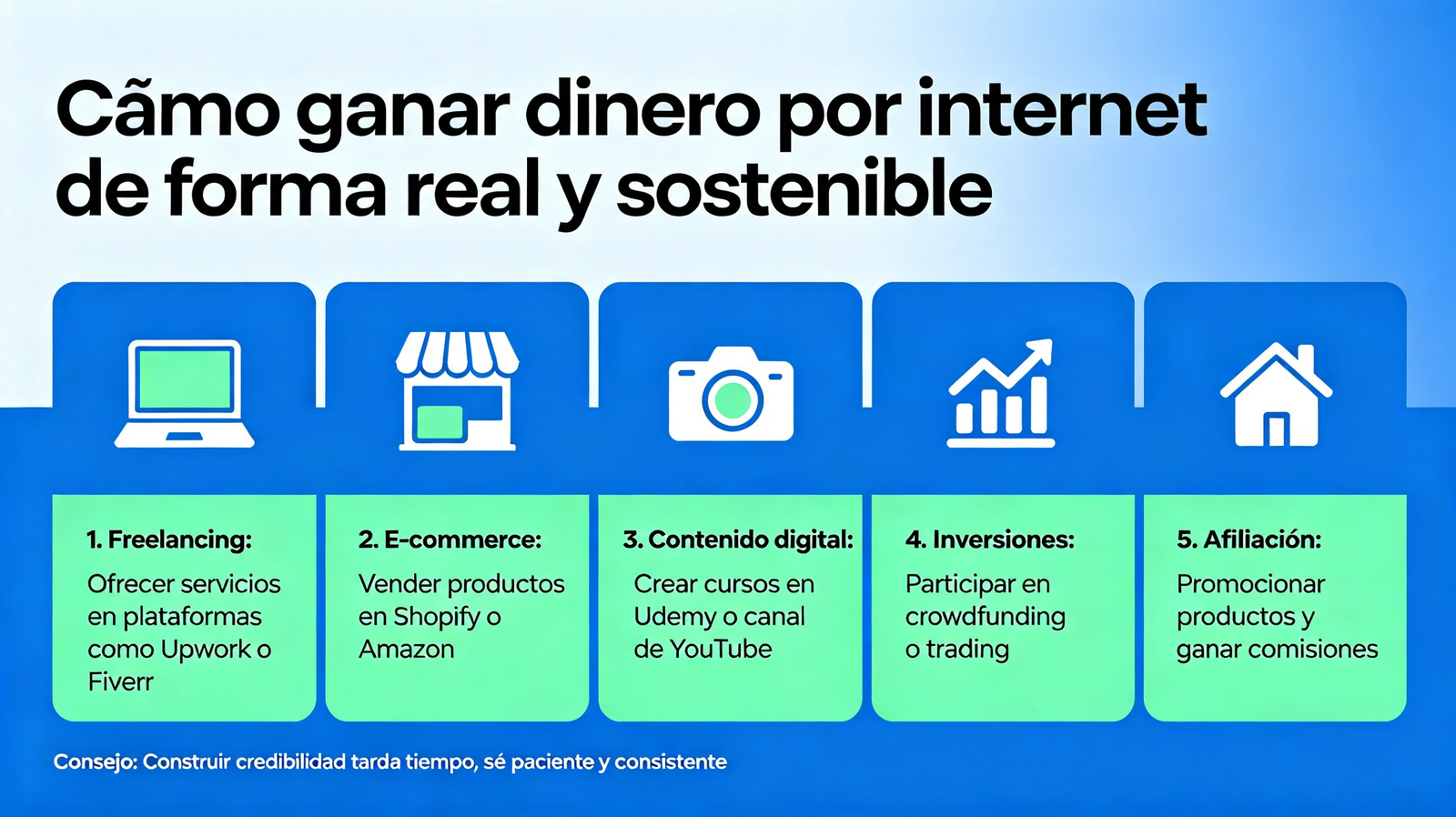 Cómo ganar dinero por internet de forma real y sostenible